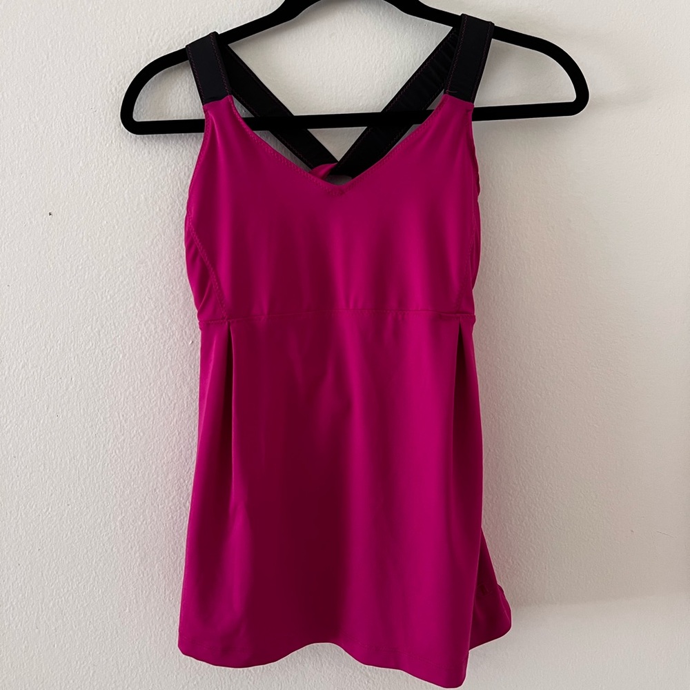 Champion Pink Backless Athletic Tank Top